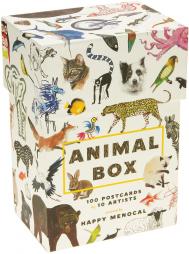 Animal Box: Animal Box 100 Postcards by 10 Artists, автор: Happy Menocal