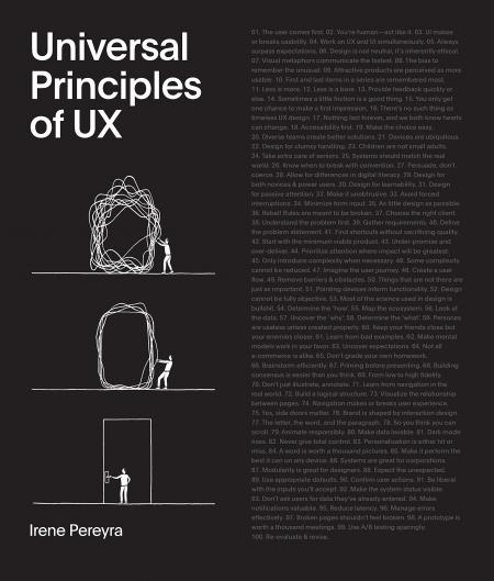 книга Universal Principles of UX: 100 Timeless Strategies to Create Positive Interactions between People and Technology, автор: Irene Pereyra
