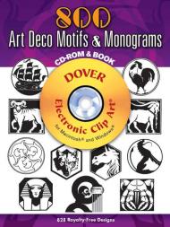 800 Art Deco Motifs and Monograms, автор: Samuel Welo