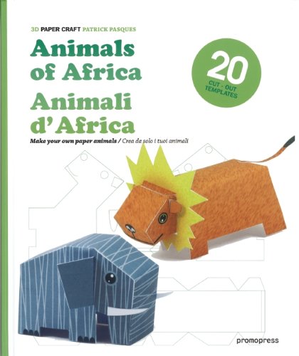 книга 3D Paper Craft: Animals of Africa, автор: Patrick Pasques