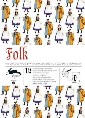 обложка книги Folk: Gift Wrapping Paper Book Vol. 43 книга Folk: Gift Wrapping Paper Book Vol. 43, автор: Pepin van Roojen