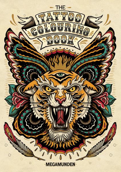 обложка книги The Tattoo Colouring Book книга The Tattoo Colouring Book, автор: Megamunden