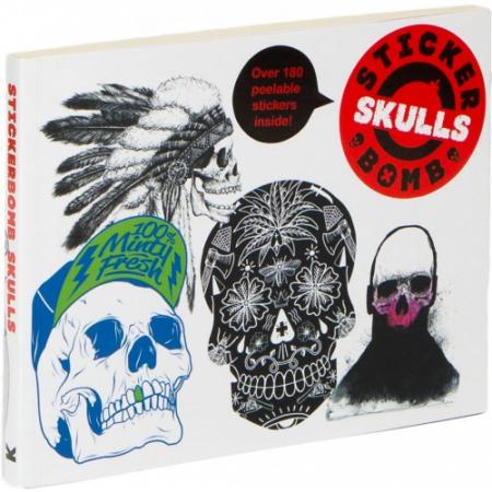 обложка книги Stickerbomb Skulls книга Stickerbomb Skulls, автор: Studio Rarekwai (SRK)