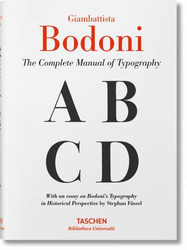 обложка книги Bodoni: Manual of Typography книга Bodoni: Manual of Typography, автор: Stephan Fussel