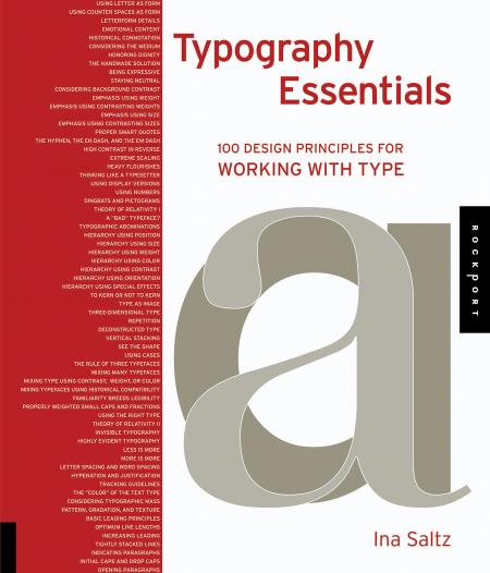 книга Typography Essentials: 100 Design Principles for Working with Type, автор: Ina Saltz