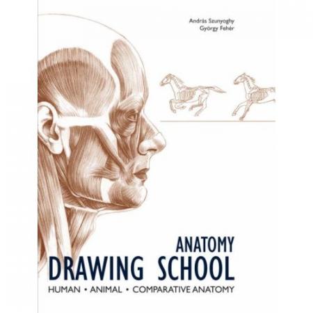 книга Anatomy Drawing School: Human, Animal, Comparative Anatomy, автор: Andras Szunyoghy, Gyorgy Feher