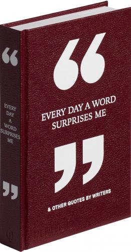 обложка книги Every Day a Word Surprises Me & Other Quotes by Writers книга Every Day a Word Surprises Me & Other Quotes by Writers, автор: