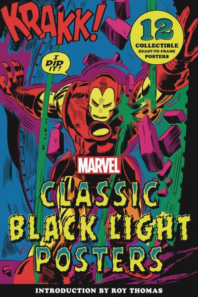 книга Marvel Classic Black Light Collectible Poster Portfolio, автор: Marvel Entertainment, introduction by Roy Thomas