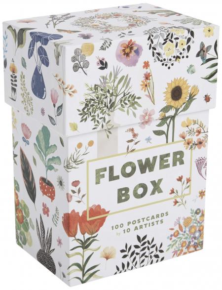 книга Flower Box: 100 Postcards by 10 артистів, автор: 
