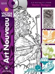 Art Nouveau Vector Motifs + CD-ROM, книга издательства: Dover Art Nouveau Vector Motifs + CD-ROM, автор: Alan Weller