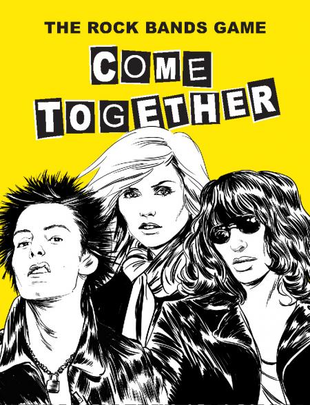 обложка книги Come Together: The Rock Bands Game книга Come Together: The Rock Bands Game, автор: Illustrations by Stéphane Manel