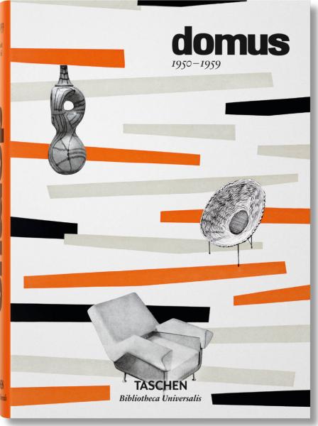 обложка книги domus 1950s книга domus 1950s, автор: Charlotte & Peter Fiell