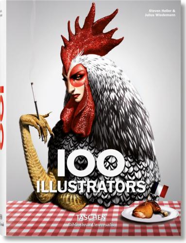 обложка книги 100 Illustrators книга 100 Illustrators, автор: Steven Heller, Julius Wiedemann