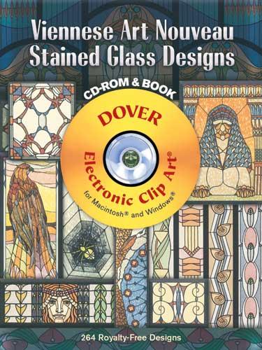 книга Viennese Art Nouveau Stained Glass Designs (Dover Electronic Clip Art), автор: 
