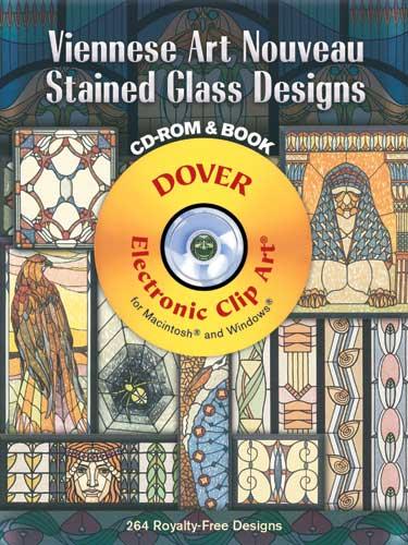 обложка книги Viennese Art Nouveau Stained Glass Designs (Dover Electronic Clip Art) книга Viennese Art Nouveau Stained Glass Designs (Dover Electronic Clip Art), автор: