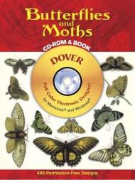 Butterflies and Moths (+CD-ROM), книга издательства: Dover Butterflies and Moths (+CD-ROM), автор: Albertus Seba