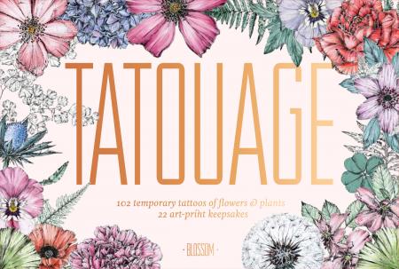 обложка книги Tatouage. Blossom: 102 Temporary Tattoos of Flowers & Plants and 21 Art-Print Keepsakes книга Tatouage. Blossom: 102 Temporary Tattoos of Flowers & Plants and 21 Art-Print Keepsakes, автор: Victoria Foster