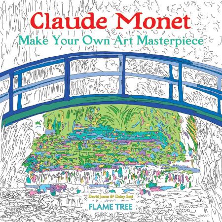 книга Claude Monet: Make Your Own Art Masterpiece - Art Colouring Book, автор: Daisy Seal, David Jones